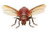 Fototapeta Motyle - Cicada Isolated on Transparent Background