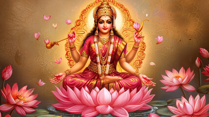 goddess lakshmi concept