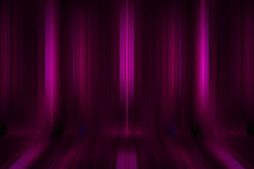 Poster - Abstract purple studio. Design product template. 3d vector mockup