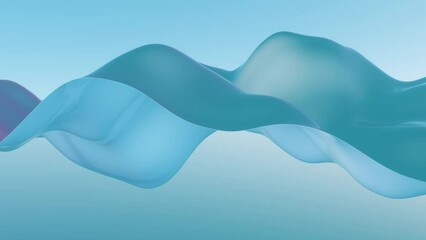 Fototapete - Vibrational waves of abstract forms representing the resonance achieved when aligning personal values and goals.