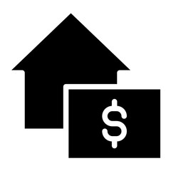 Canvas Print - House Price Icons