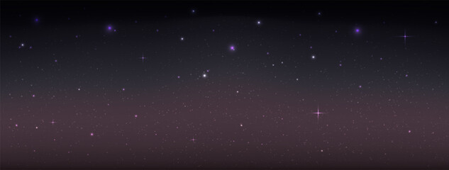 Wall Mural - space stars background, starry space backdrop, stardust and bright shining stars in universal, galax