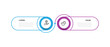 © Haris - 2 step infographic vector element