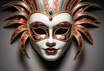 Wall Mural - venetian carnival mask