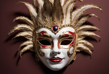 Wall Mural - venetian carnival mask