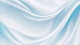 Fototapeta  - Soft pastel blue shiny satin silk swirl wave background