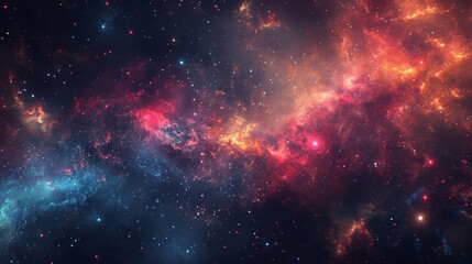micro-cosmos, galaxy, nebula on dark background