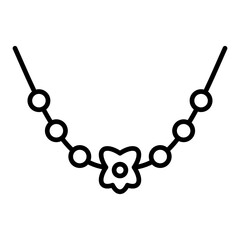 Wall Mural - Necklace Icon