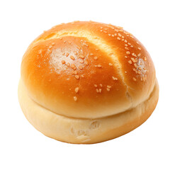 Wall Mural - Bread roll baked Isolated on transparent background. Generative AI