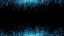 Particle Explosion Burst Neon Effect Abstract Blast Effect Animation On Black Background