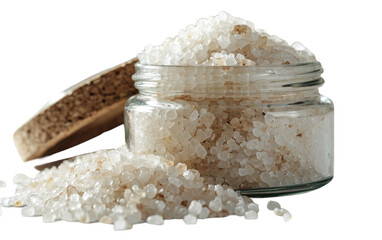 Luxury Sophisticated Bath Salt Mix on Transparent Background