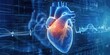 echocardiographic images of heart structures and functions