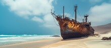 Shipwreck Off Boa Vista, Cape Verde.