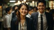 © Jeff - Asian office workers - profile picture - smiling and happy - business leaders - team - close-up shot