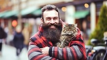 Captured In A Heartfelt Embrace, This Man And His Cat Demonstrate The True Meaning Of Unconditional Love