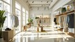 © Олег Фадеев - luxury and fashionable european different clothes store in modern mall