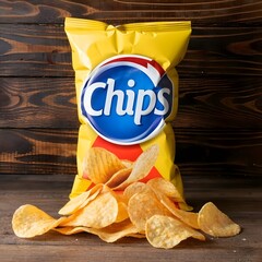 Wall Mural - chips in a bowl