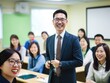 © AKKA - Happy and Confident Trainer After Workshop,Energized Trainer After Employee Training