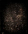 Dark brown grunge scratched background, distressed texture, old film effect
