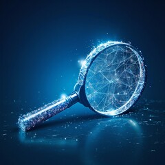 Poster - Digital Data Analysis Through Magnifying Glass. Generative ai
