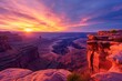 stunning colorful sunsets over rock formations