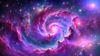 Wall Mural - Starry night cosmos Colorful nebula cloud in space galaxy	
