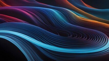 Poster - abstract background with waves, unique abstract, abstract background