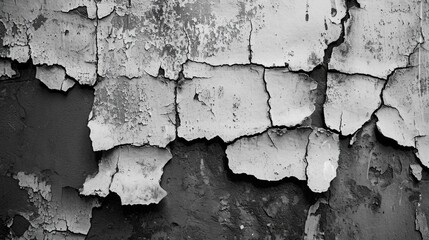 Poster - A close-up photo capturing the texture and patterns of peeling paint. Perfect for adding a vintage or distressed look to your designs