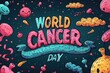 Inspiring World Cancer Day Creative Template with Powerful Lettering
