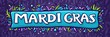 Vibrant Mardi Gras Celebration Background for Festive Cards and Banners