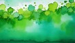 green background texture watercolor stains and blotches on border blue green paper in st patrick s day color