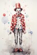 Clown, made by AI