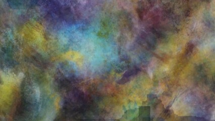Wall Mural - paint brush strokes random smears background 4k loop features paint like shapes of color shifting an