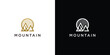 Mountain Logo Design Template Inspiration	
