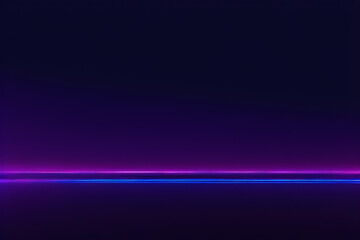 Poster -  Futuristic Neon Horizon Background. A sleek and modern neon light design, perfect for futuristic themes and digital backdrops.
