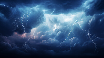 Sticker - thunder cloud background