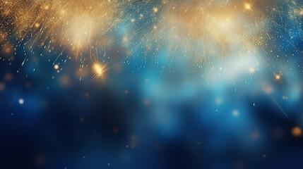 Firework and christmas themed celebration party 2022 happy new year background design