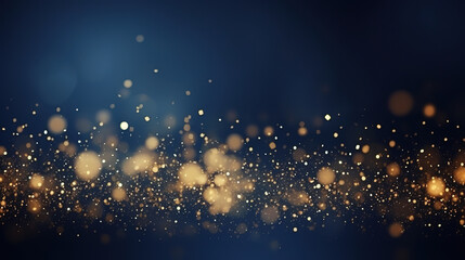 Wall Mural - free golden glitter texture sparkling snow dust falling down template for new year
