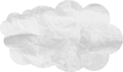 Wall Mural - cloud paper art