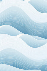 Wall Mural - white_background_with_white_blue_wavy_lines_in_the_style