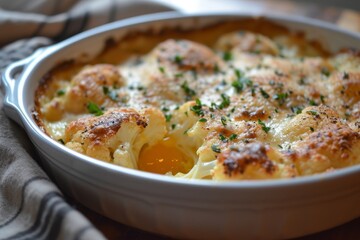 Sticker - Baked cauliflower with eggs and parmesan.