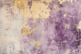 Fototapeta  - Grunge Background Texture in the Colors Lavender, Cream White & Gold created with Generative AI Technology