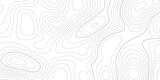 Fototapeta Przestrzenne - Panorama view gradient multicolor wave curve lines banner background design. Vector illustration. wave Line topography map contour background .Abstract Topographic map background with wave line.