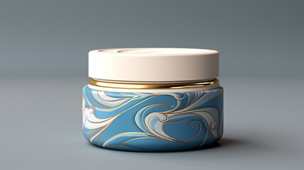 Wall Mural - simple design of cosmetic cream container