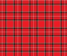 Outstanding Red, Yellow, Blue Plaid Fabric For Garment Design Or Decoration. Vector Illustration.