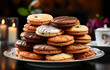 Testy Delicious Fresh cookies Food on a plate