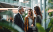 © Irina - Businesspeople talking during an office break.
