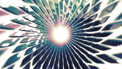Wall Mural - abstract background with rays. abstract festive bokeh background. seamless loop 4k video.