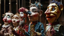 Handmade Wood Puppets 