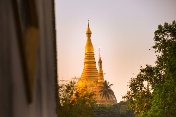 Yangon Shwe Tagon Pagoda Myanmar